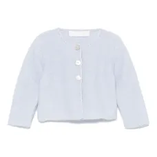 Кардиган с круглым вырезом