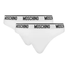 Комплект из двух трусов-стрингов с логотипом