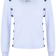 Джемпер с контрастными пуговицами