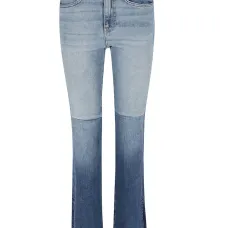 Прямые джинсы с нашивкой-логотипом