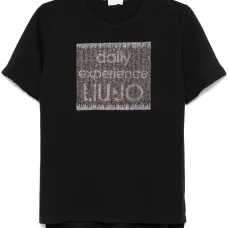 Футболка с декорированным логотипом Футболка с декорированным логотипом