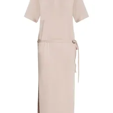 Платье макси с поясом