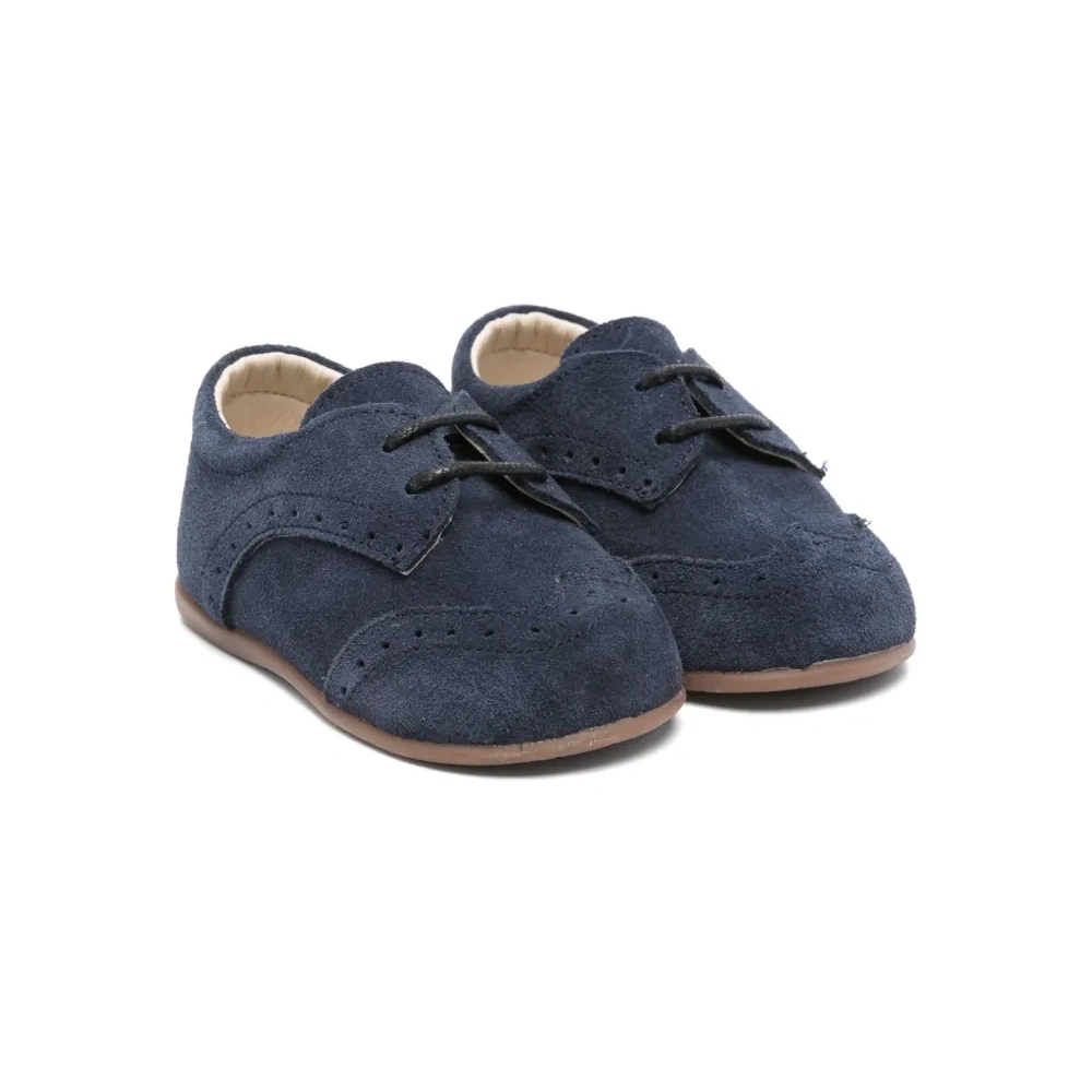 Замшевые пинетки