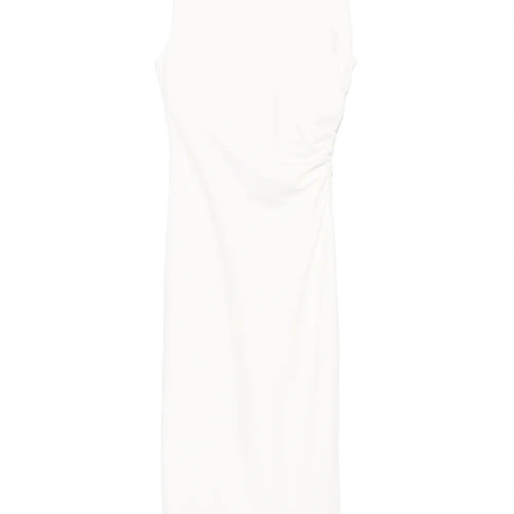 Платье макси со сборками