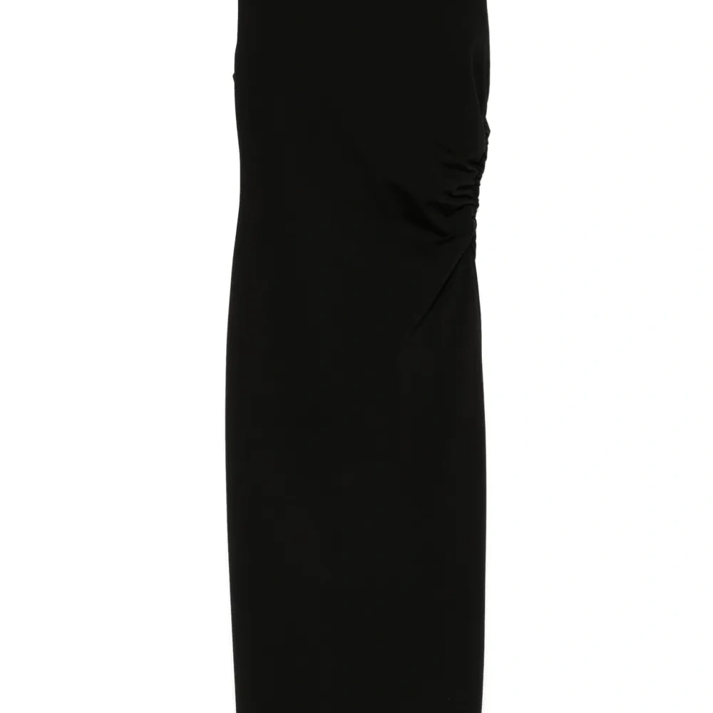 Платье макси со сборками