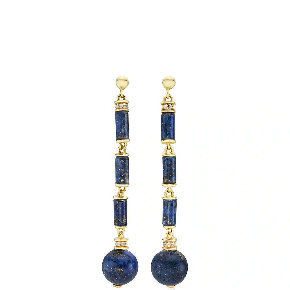 Серьги-капли с шарами