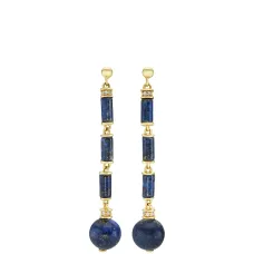 Серьги-капли с шарами