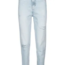 Джинсы скинни с эффектом потертости