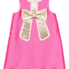 Платье-трапеция с бантом