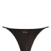 Атласные трусы-стринги с логотипом
