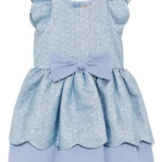 Платье-боди с фестонами