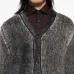 Кардиган с эффектом потертости