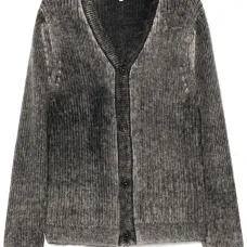 Кардиган с эффектом потертости Кардиган с эффектом потертости