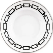 Глубокая тарелка Catene Nero (24.5 см)