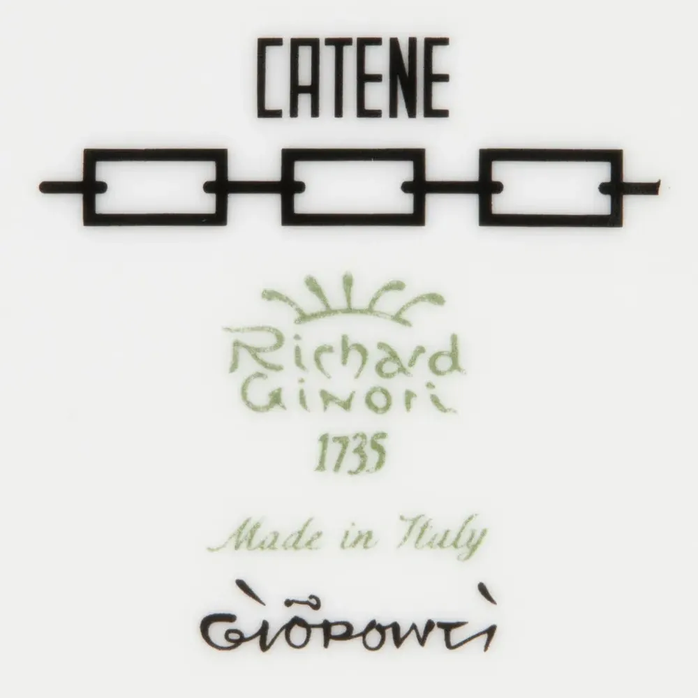 Блюдце Catene Nero (13.5 см)