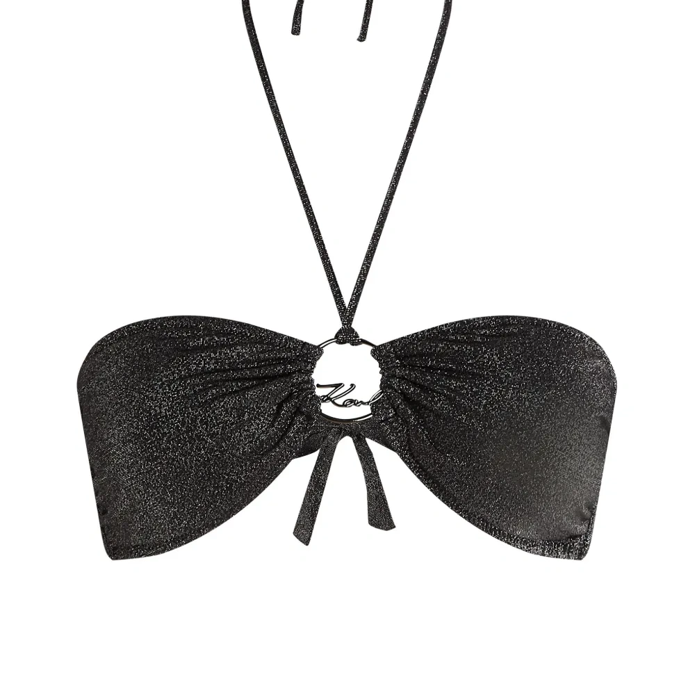 Топ бикини с вырезом халтер