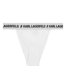 Трусы-бразилиана с логотипом на поясе