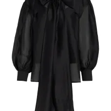 Блузка с объемным бантом