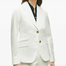 Приталенный однобортный пиджак