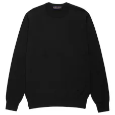 свитер с круглым вырезом