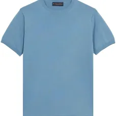 Трикотажный топ с короткими рукавами