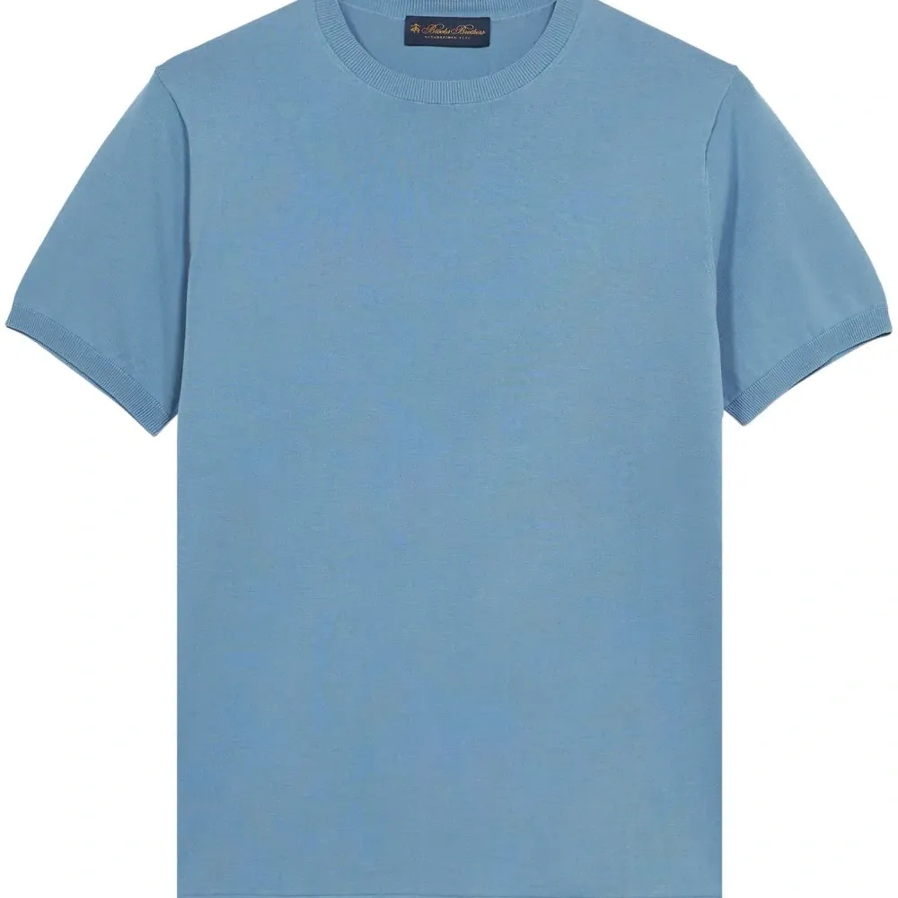 Трикотажный топ с короткими рукавами