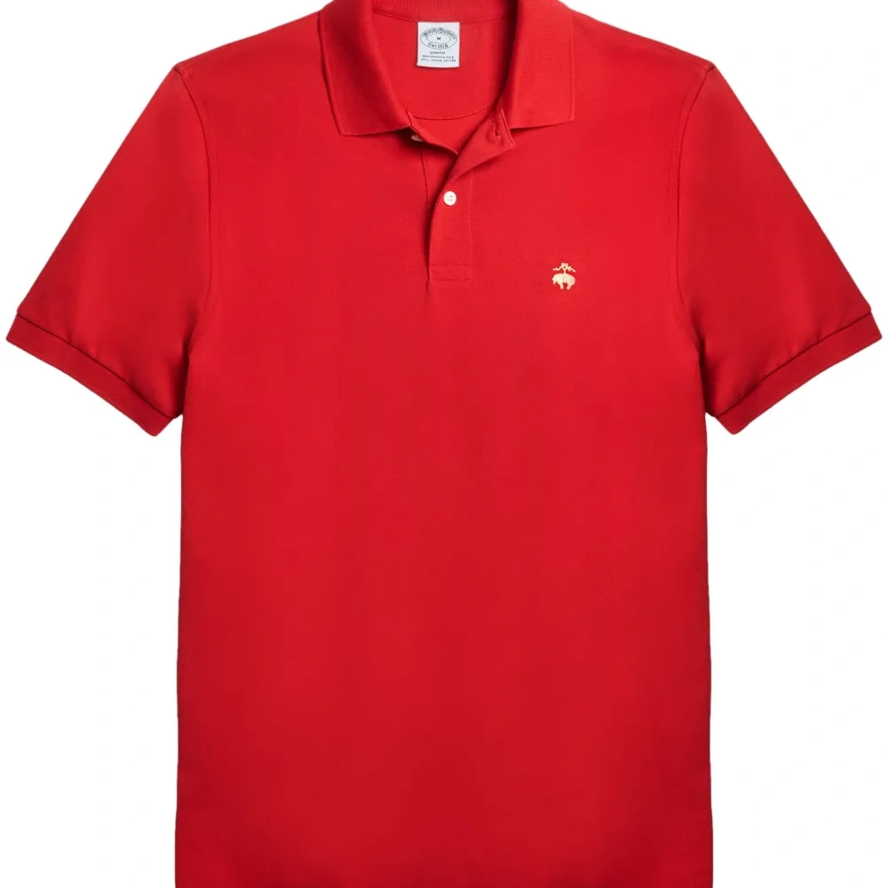 Рубашка поло с вышитым логотипом