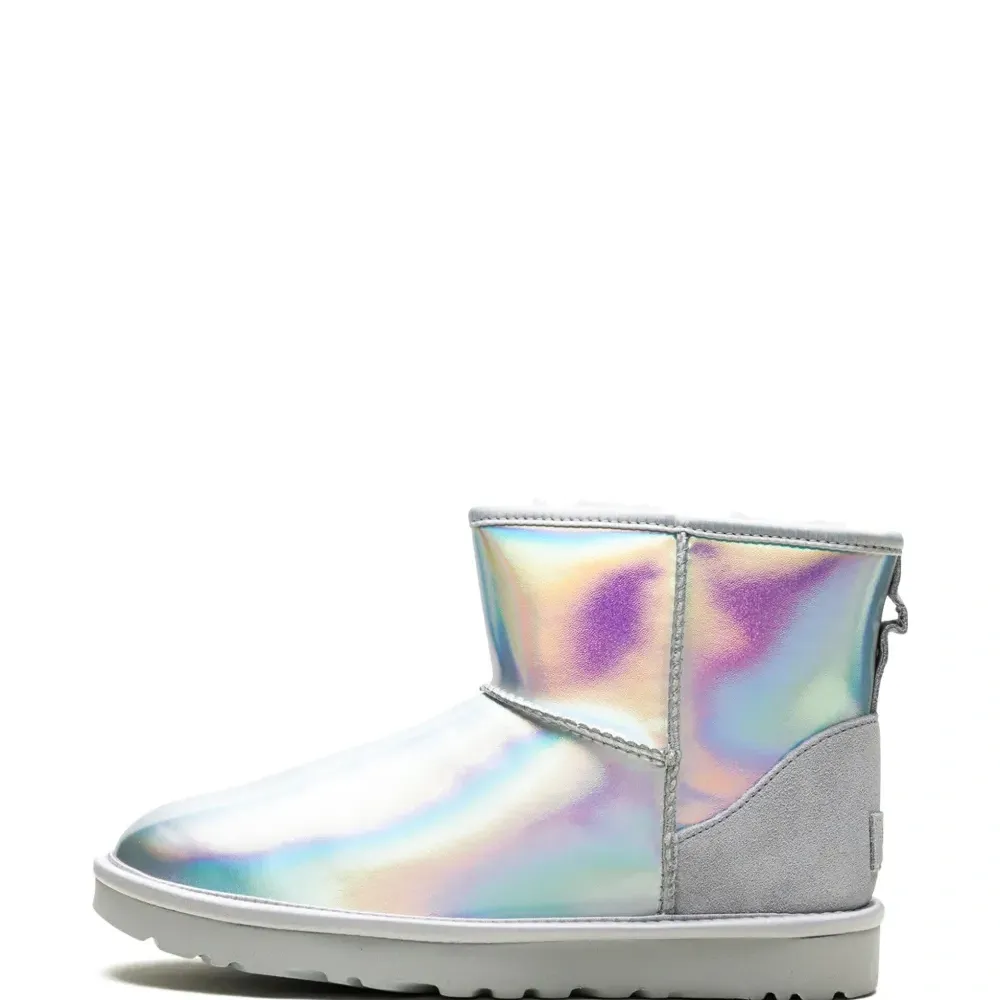 Угги Classic Mini Iridescent Glacier Grey