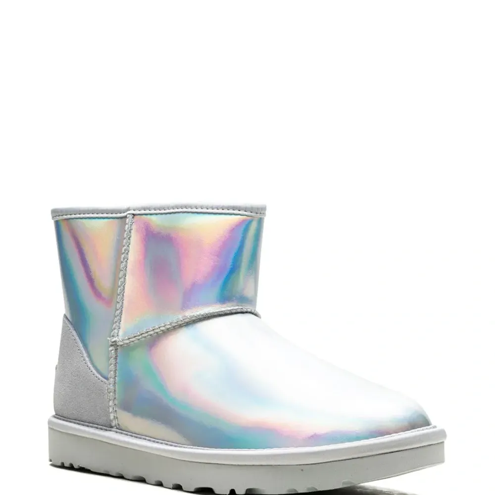 Угги Classic Mini Iridescent Glacier Grey