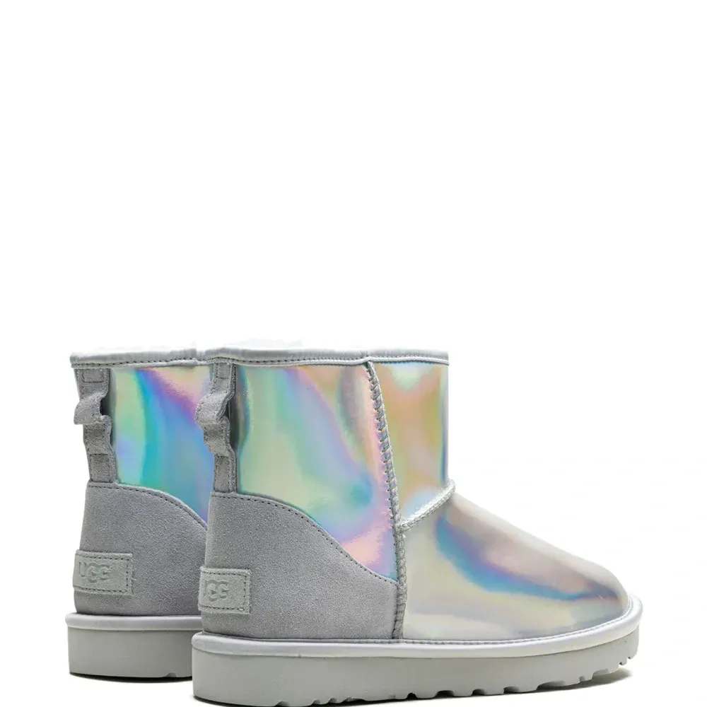Угги Classic Mini Iridescent Glacier Grey