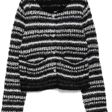 Кардиган с круглым вырезом