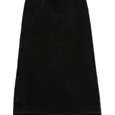 Джинсовая юбка макси