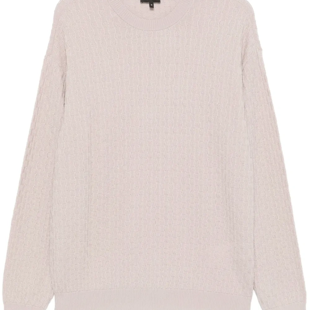 Свитер фактурной вязки