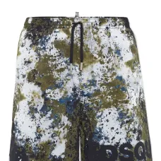 Плавки-шорты с канадским камуфляжным принтом