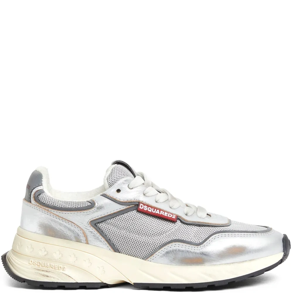 Кроссовки с эффектом потертости