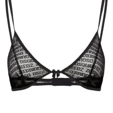 Бюстгальтер с логотипом по всей поверхности