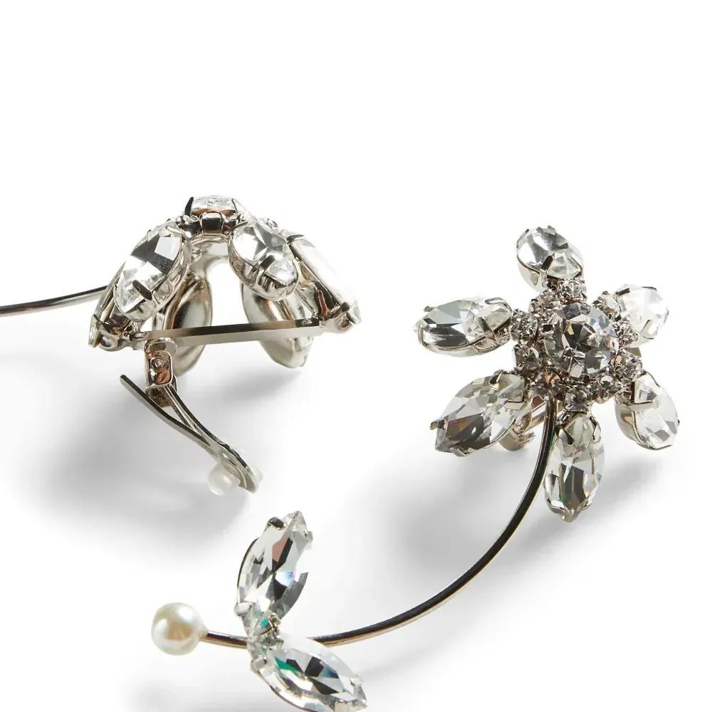 Серьги с кристаллами