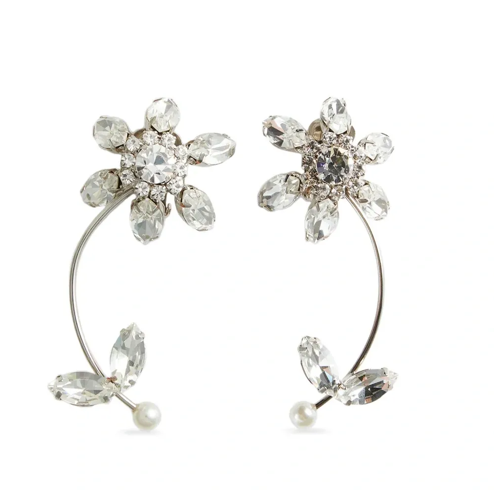 Серьги с кристаллами