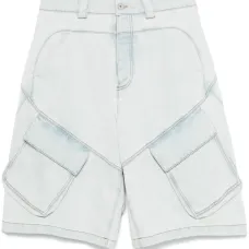 Джинсовые шорты карго