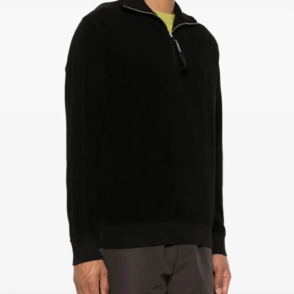 Флисовая толстовка с воротником на молнии