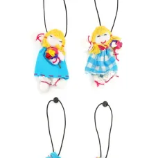 Резинка для волос с аппликацией