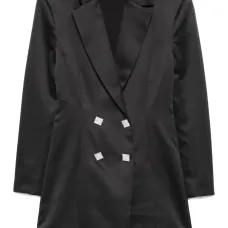 Атласное платье мини