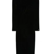 Бархатное платье миди