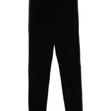 Бархатные брюки с завышенной талией