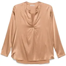 Атласная блузка