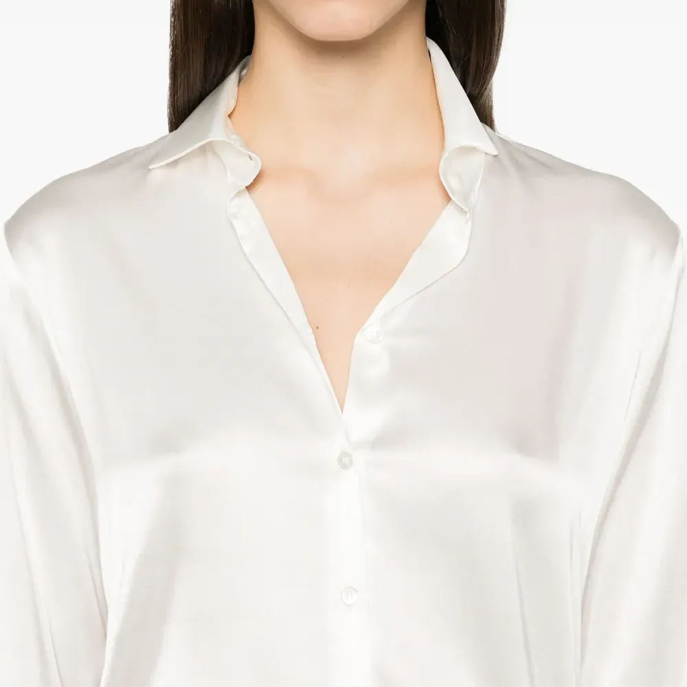 Атласная рубашка