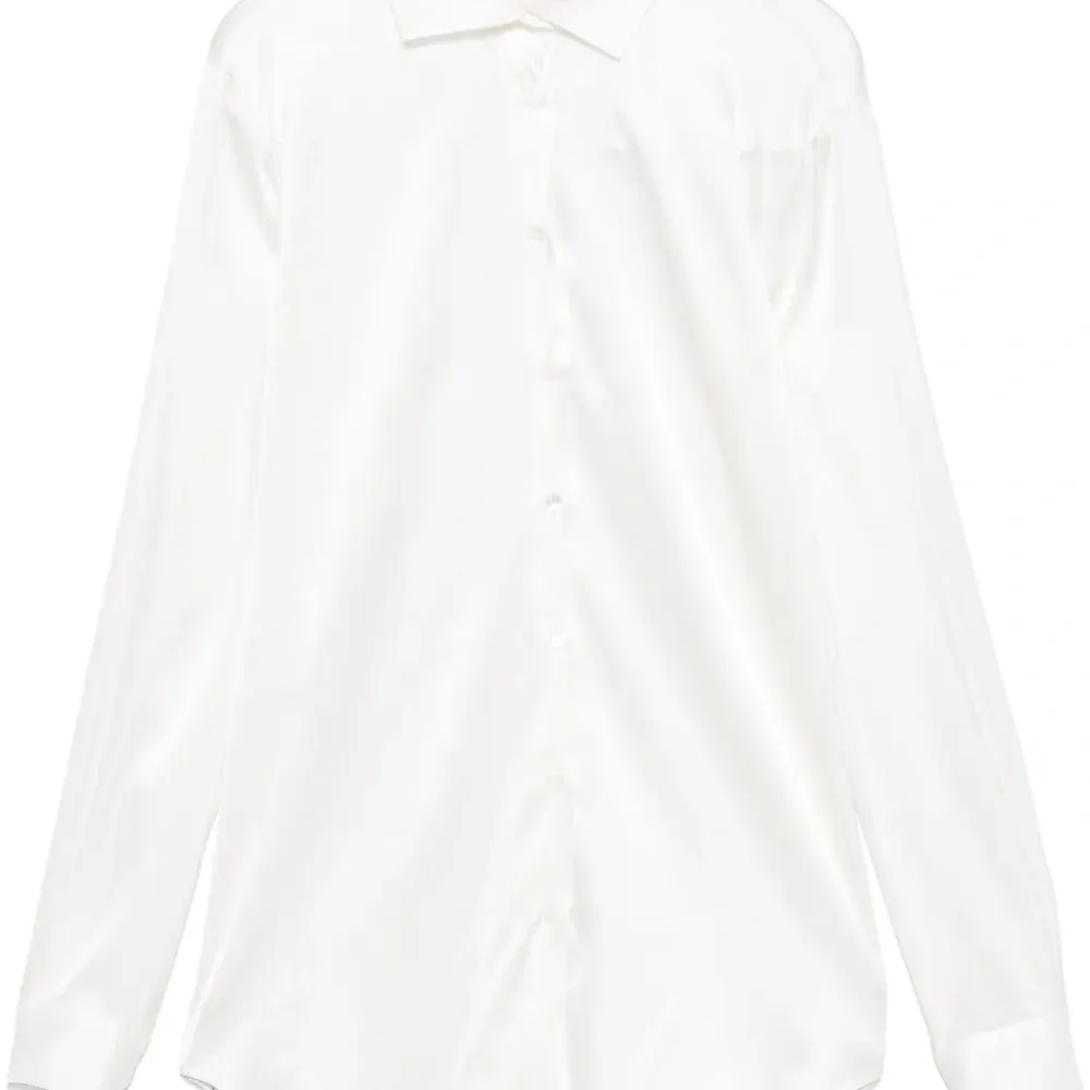 Атласная рубашка