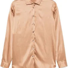 Атласная рубашка