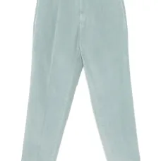 Зауженные вельветовые брюки