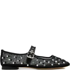 декорированные балетки с кристаллами